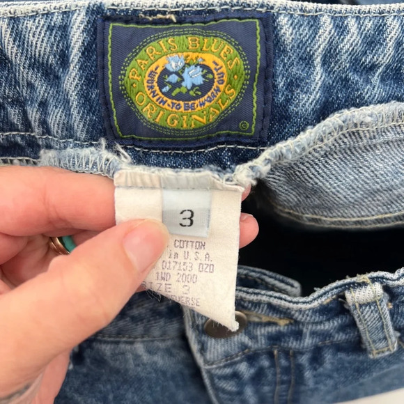 Vintage 90s Women's Paris‎ Blues Bootcut/Flare Jeans Blue Size 3 - Picture 6 of 9